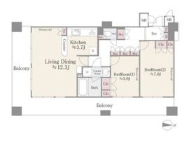 CITY PLACE AYASE 806 間取り図