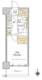 グレーシアフィット横浜 603 間取り図
