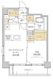 グレーシアフィット横浜 901 間取り図