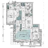 ブランズ六本木 1階 間取り図