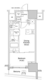 ザ・パークハビオ大森町 1505 間取り図