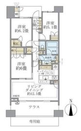 ブリリア品川中延 1階 間取り図