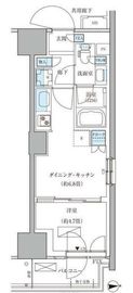 パークアクシス品川天王洲アイル 417 間取り図
