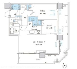 パークシティ柏の葉キャンパス ザ・ゲートタワー ウエスト 2011 間取り図