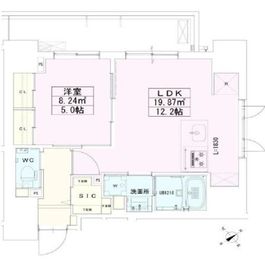 神谷町レジデンス壱番館 301 間取り図