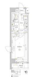 ルクレ高円寺アジールコート 102 間取り図