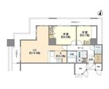 ヴィナシス金町タワーレジデンス 8階 間取り図