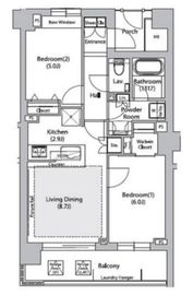 ソアラノーム荻窪天沼 2階 間取り図