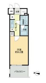 パトリア九段下 1004 間取り図