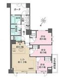 ザ・パークハウス鷺沼 6階 間取り図