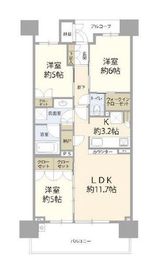 シエリア湘南辻堂 4階 間取り図