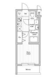 SPコート菊名ノース 408 間取り図