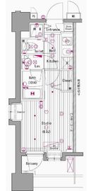グランド・ガーラ横濱元町 9階 間取り図