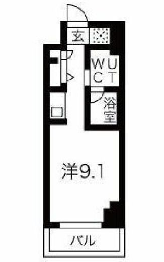 スパシエ東神奈川 9階 間取り図