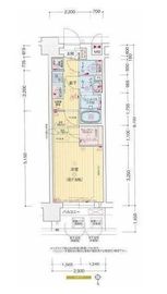 プレサンス横浜大通り公園 5階 間取り図