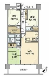 ベイステージ横浜432 9階 間取り図