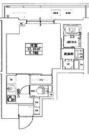 神谷町レジデンス壱番館 402 間取り図