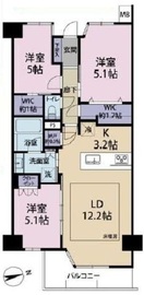 ヴェレーナグラン横浜野毛山公園 4階 間取り図