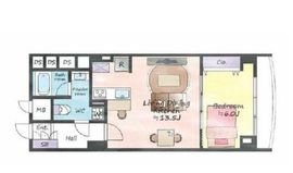 秀和高輪レジデンス 7階 間取り図