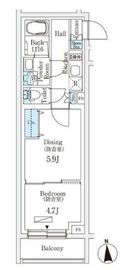 PLANE SOCIE+ SAKURADAI(プラネソシエプラス桜台) 207 間取り図