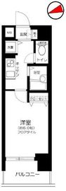 アヴァンツァーレ新宿ピアチェーレ 5階 間取り図
