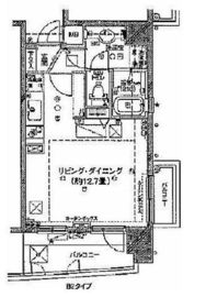 エクレール外苑西 3階 間取り図
