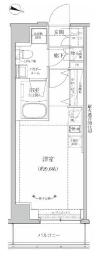 RELUXIA両国Ⅱ (リルシア両国Ⅱ) 7階 間取り図