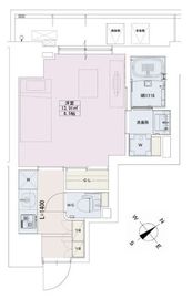 神谷町レジデンス壱番館 1102 間取り図