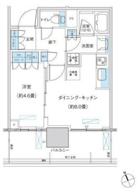 パークシティ柏の葉キャンパス ザ・ゲートタワー ウエスト 1019 間取り図