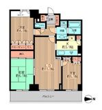 リーデンスタワー 16階 間取り図