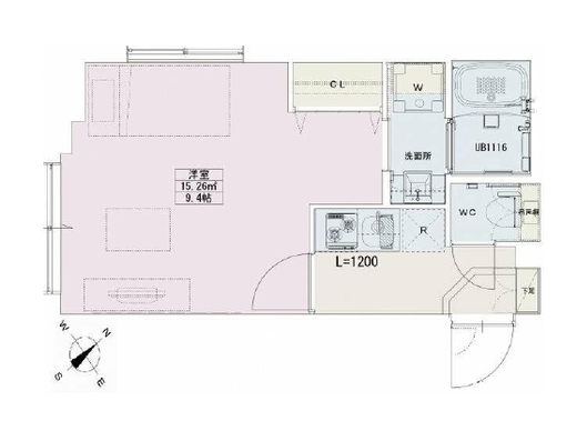 神谷町レジデンス壱番館 703 間取り図