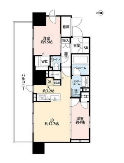エクセレントシティ本厚木駅前 13階 間取り図