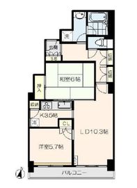 エリム春日町パークタワー 12階 間取り図