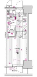 ガーラ・リバーサイド横濱南 2階 間取り図