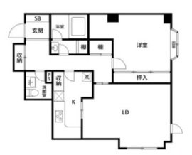 ホーマット麹町 602 間取り図