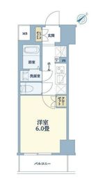 エステムコート横濱反町Ⅱ 4階 間取り図