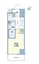 エステムコート横濱反町Ⅱ 2階 間取り図
