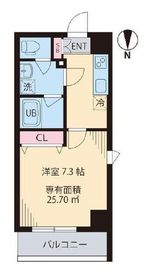 COURT TAKETOKUIII (コートタケトク3) 503 間取り図