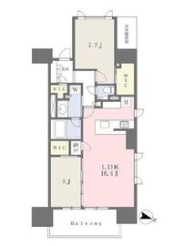 シティタワー・ルフォン九段の杜 5階 間取り図