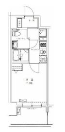 ジェノヴィア浅草Ⅶ 202 間取り図