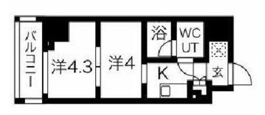 スパシエ蒲田グランドタワー 9階 間取り図