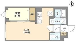 ウェルスクエア笹塚Ⅱ 403 間取り図
