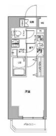 ジェノヴィア川崎駅グリーンヴェール 506 間取り図