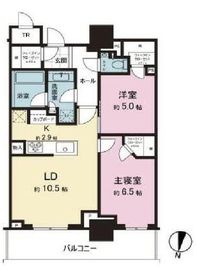 パークタワー西新宿 2213 間取り図