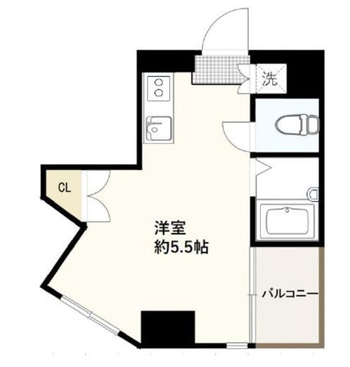 Tostu Residence Shiodome 6階 間取り図