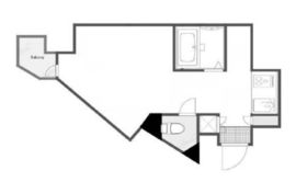 Tostu Residence Shiodome 4階 間取り図