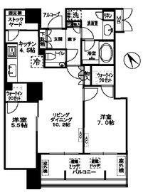 ザ・神宮前レジデンス 11階 間取り図