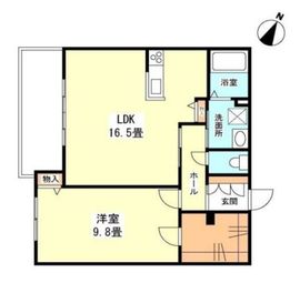 ヘリテイジ八雲 201 間取り図