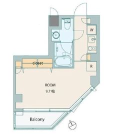エスセナーリオ虎ノ門 502 間取り図