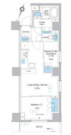 プレディアコート板橋 205 間取り図